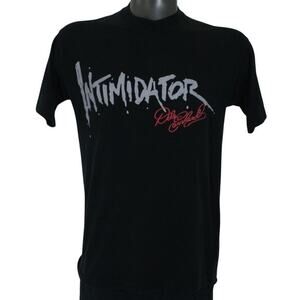 Vintage 90s Dale Earnhardt Double Sided The Intimidator Nascar Shirt Small AOP